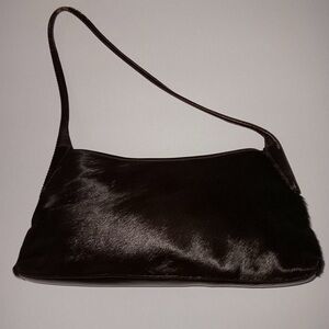 Maxx New York Black Shoulder Clutch